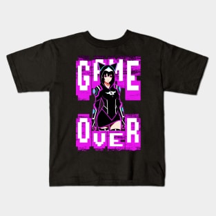 Game Over Gamer Girl Kids T-Shirt